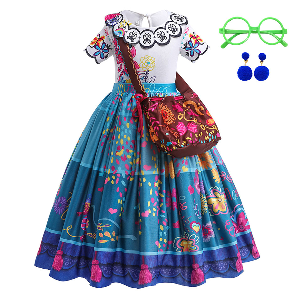 Summer Clothing Kids - الفتيات الأميرة زي الأطفال Encanto هالوين