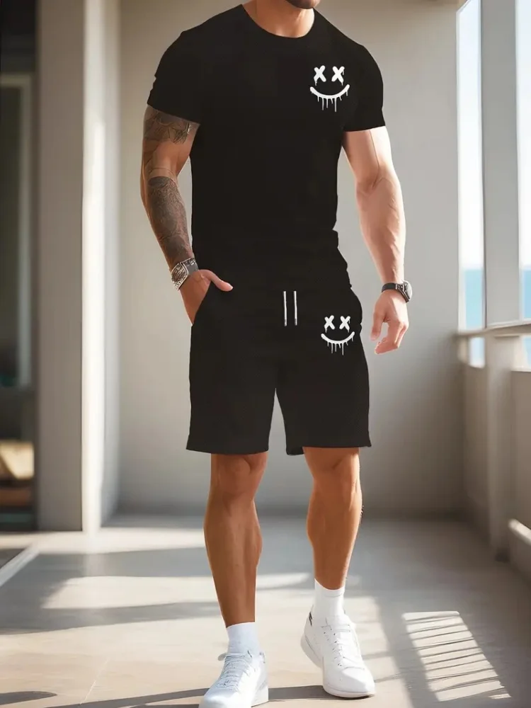 Beach Shirt Hawaiian - طقم صيفي غير رسمي للرجال مكون
