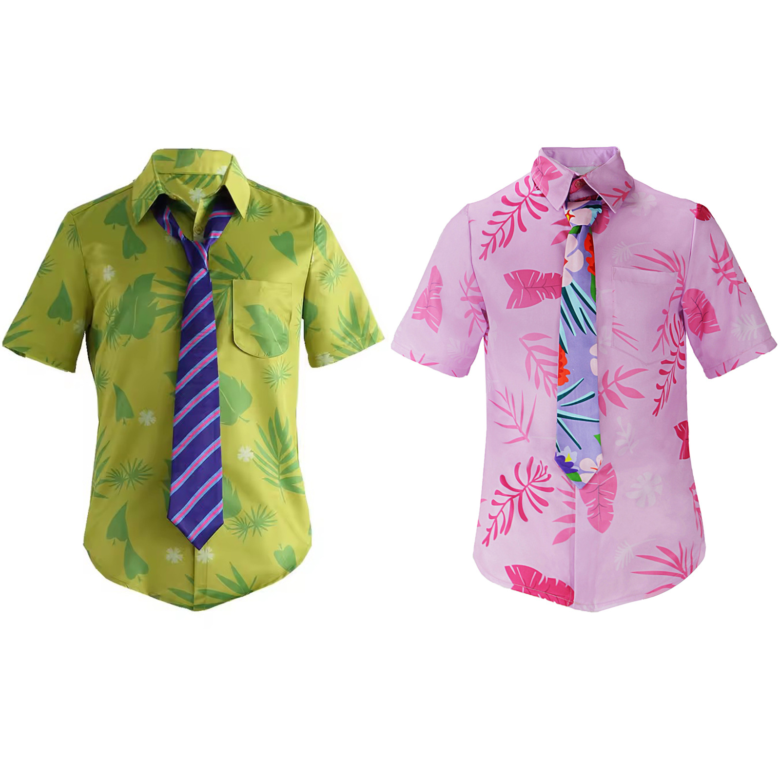 Beach Shirt Hawaiian - قميص هاواي مع طباعة جيتار موسيقي