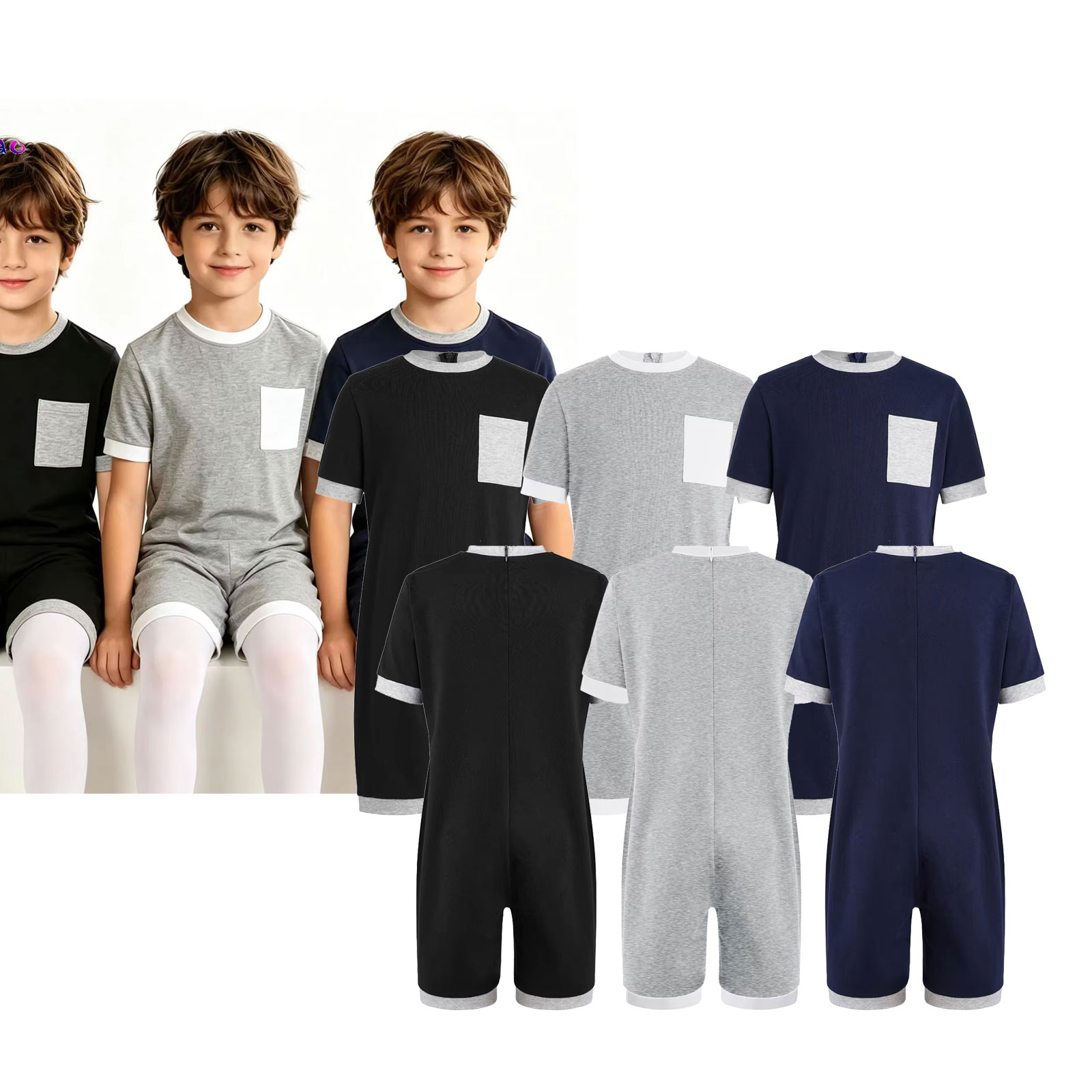 Summer Clothing Needs - 3 قطع ملابس تكيفية للأطفال ذوي