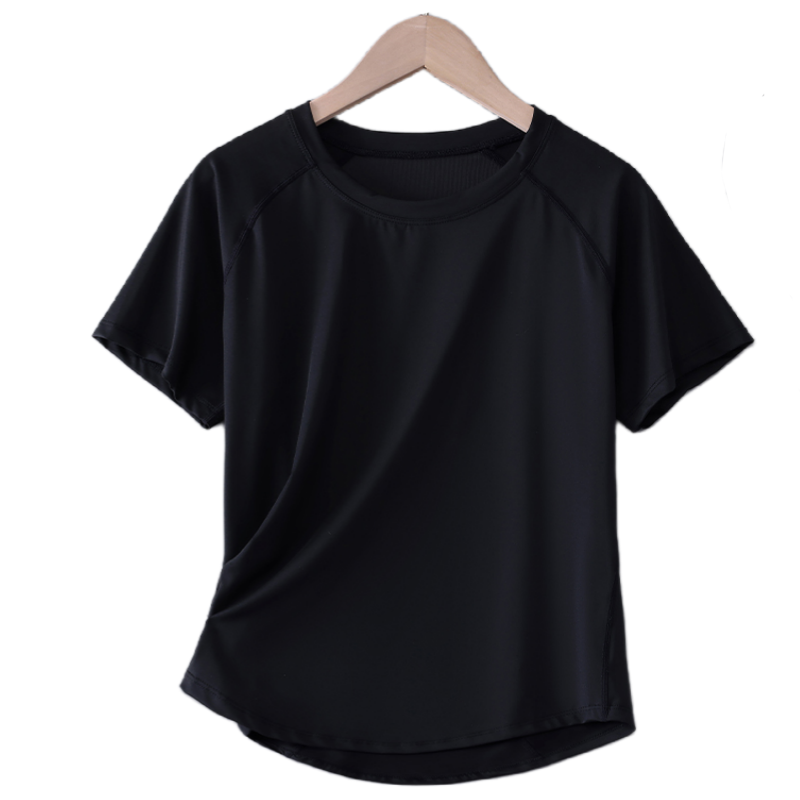 DRUR المرأة تي شيرت رياضي كم ق - مراجعة Summer Gym Clothing وسعره