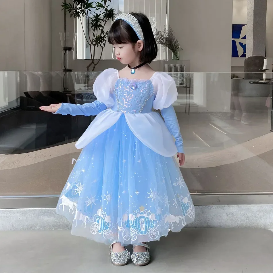 فستان سندريلا الأميرة التنكري  - مراجعة Summer Clothing Kids وسعره