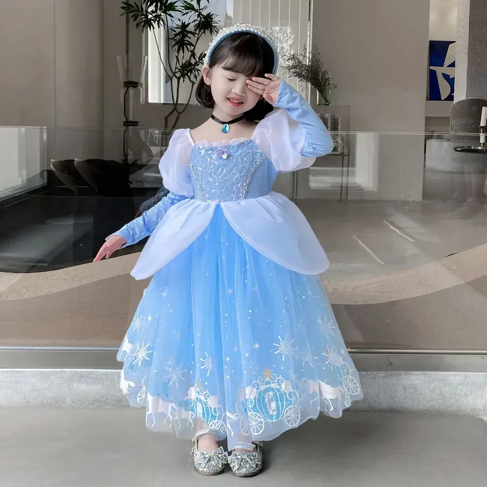 فستان سندريلا الأميرة التنكري  - مراجعة Summer Clothing Kids وسعره