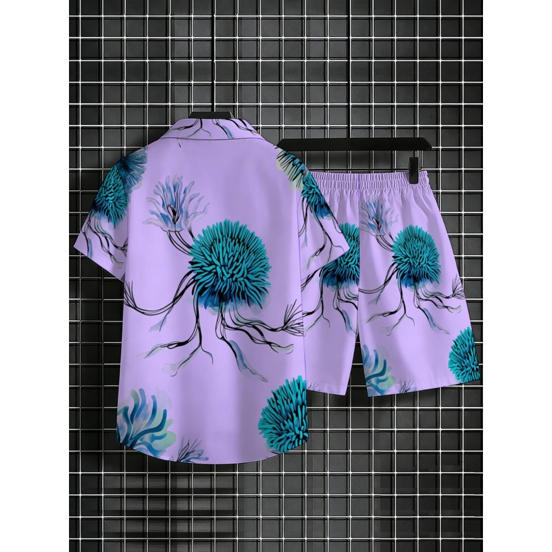 طقم قميص وشورت هاواي للرجال بل - مراجعة Beach Shirt Hawaiian وسعره