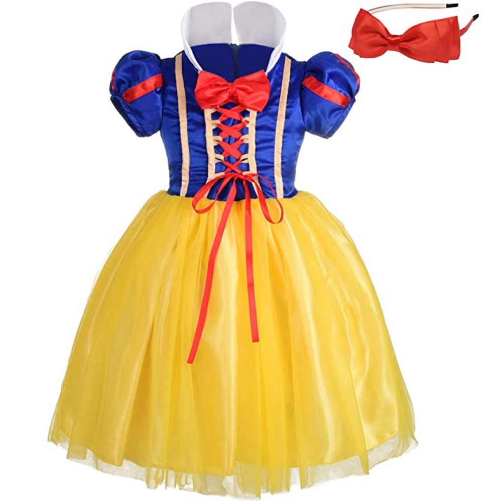 فستان الأميرة سنو وايت للأطفال - مراجعة Summer Clothing Kids وسعره