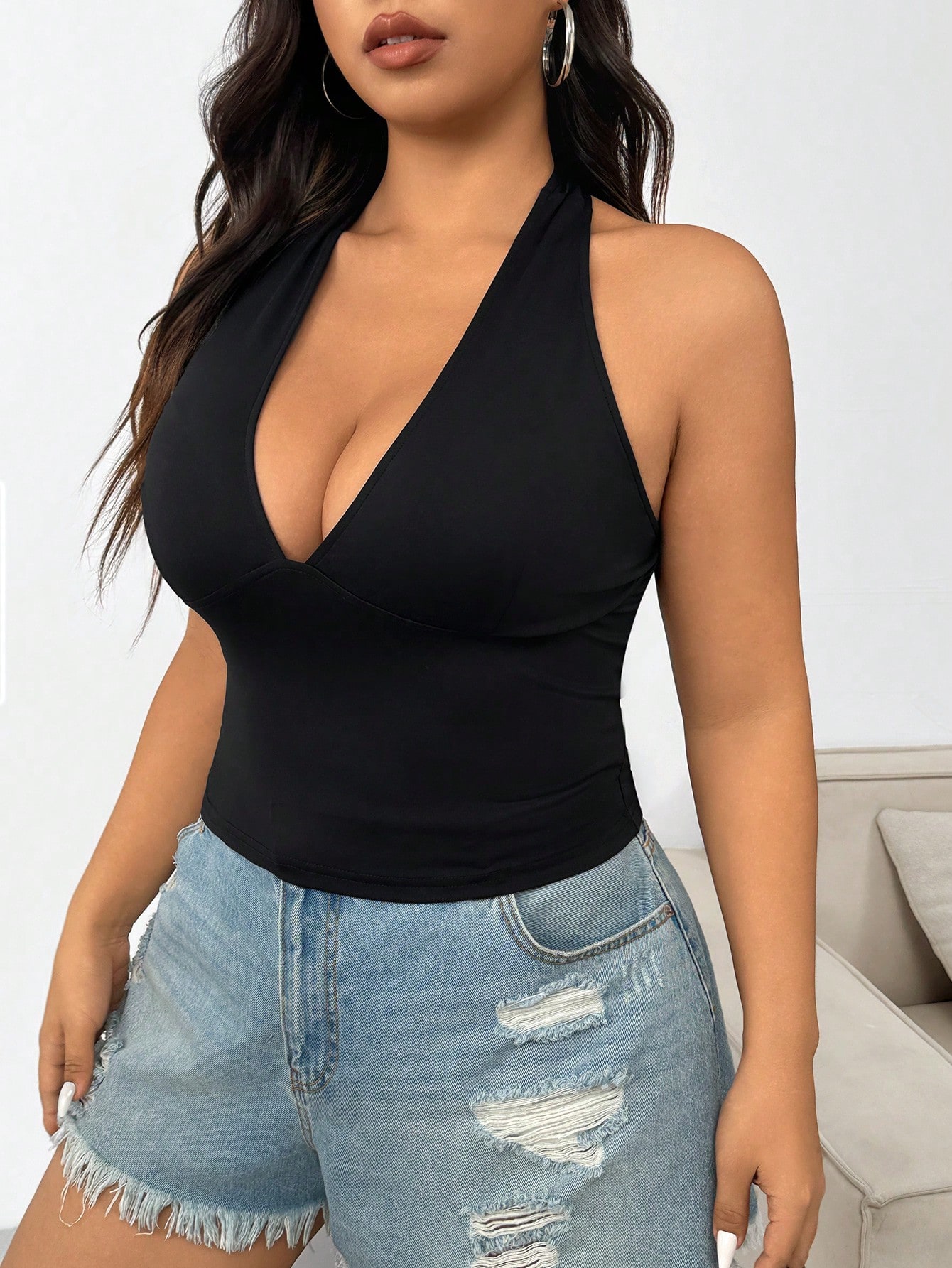 بلوزة نسائية جديدة عصرية بلون  - مراجعة Summer Clothing Plus وسعره