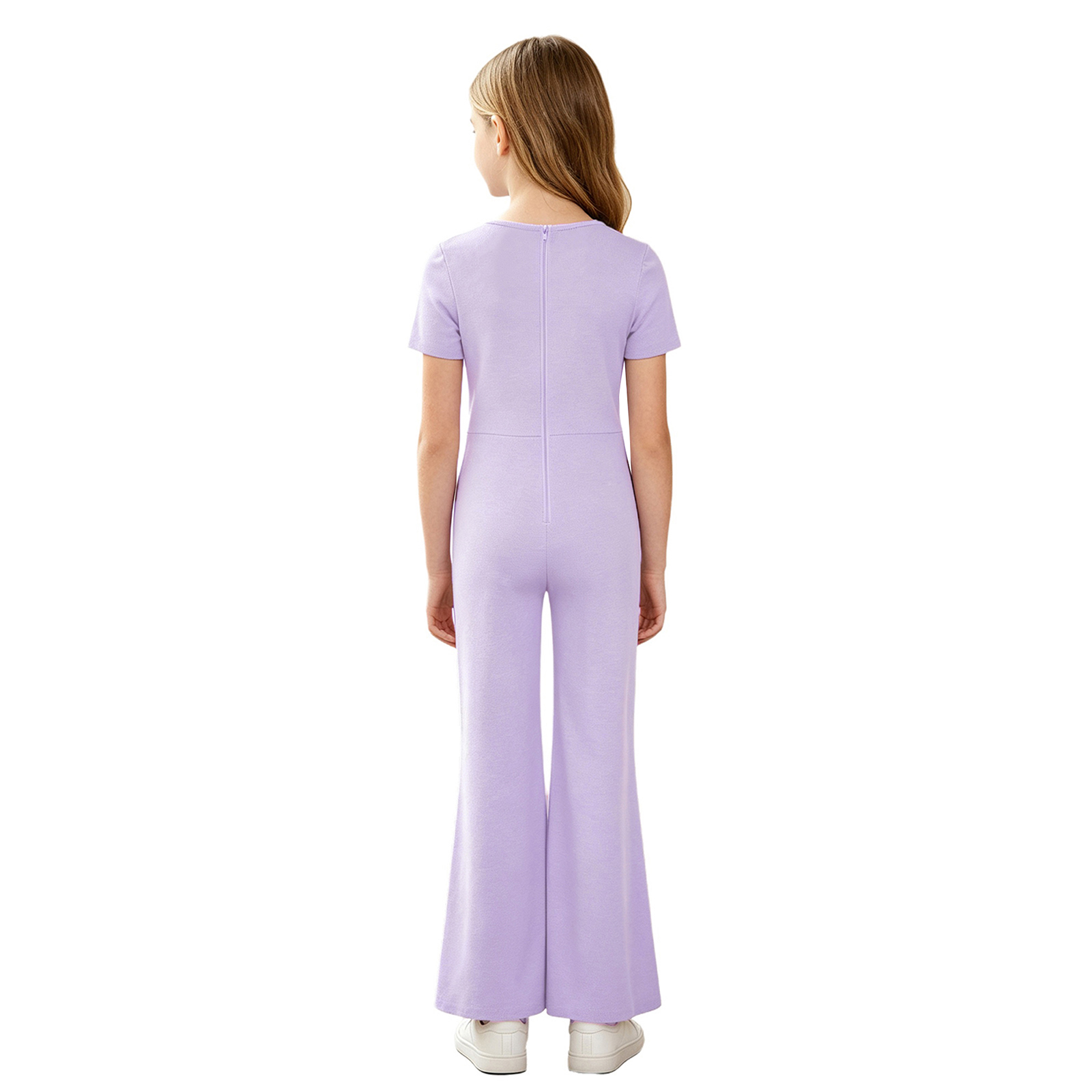 أفرول بناتي كاجوال بلون واحد،  - مراجعة Summer Clothing Needs وسعره