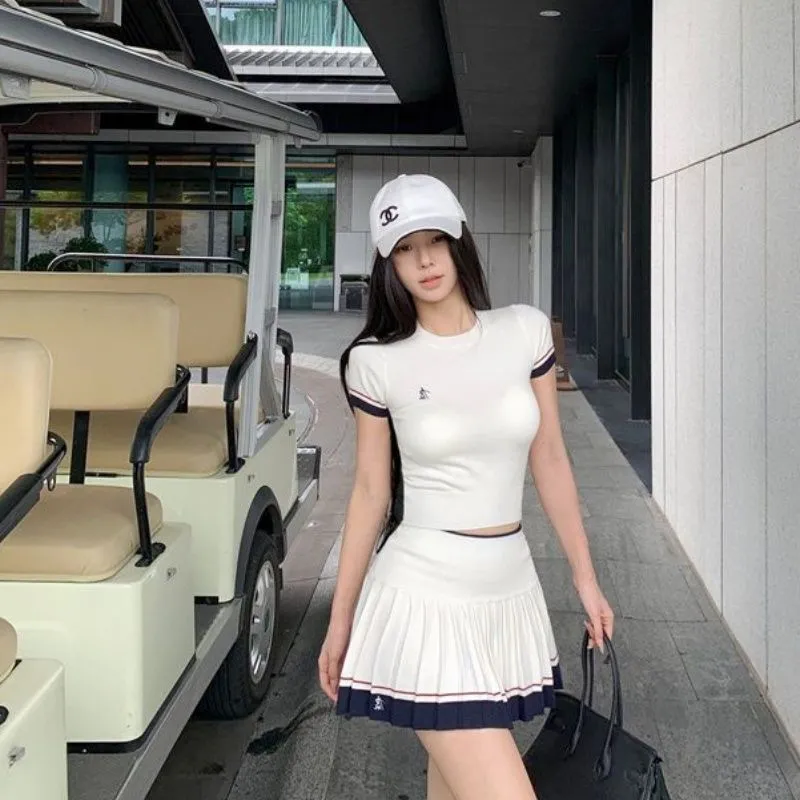 بدلة صيفية كورية من قطعتين، بد - مراجعة Summer Golf Clothing وسعره