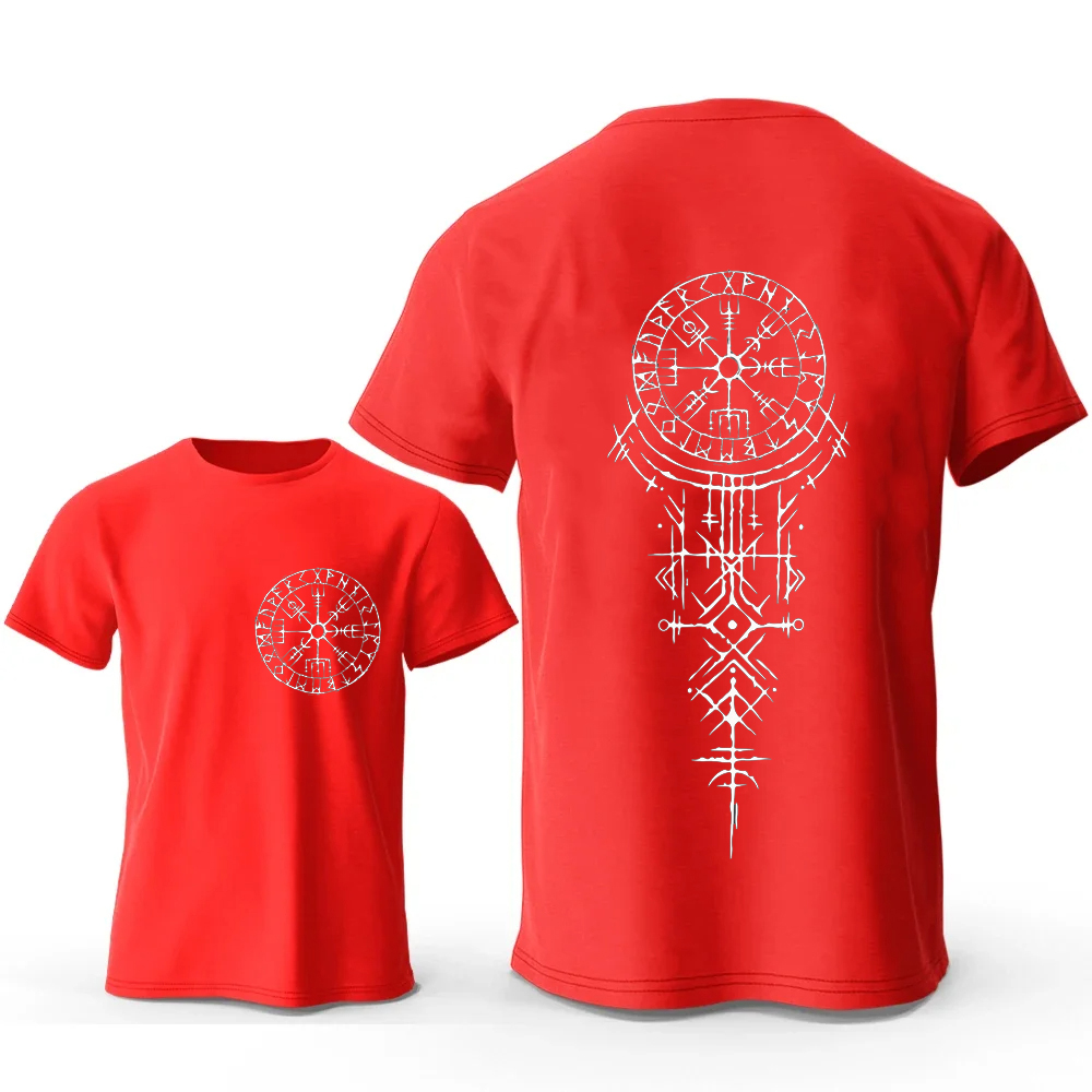 فايكنغ رونيك البوصلة الجرافيك  - مراجعة Summer Viking Clothing وسعره