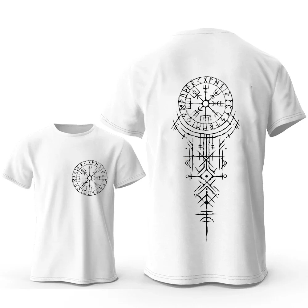 فايكنغ رونيك البوصلة الجرافيك  - مراجعة Summer Viking Clothing وسعره