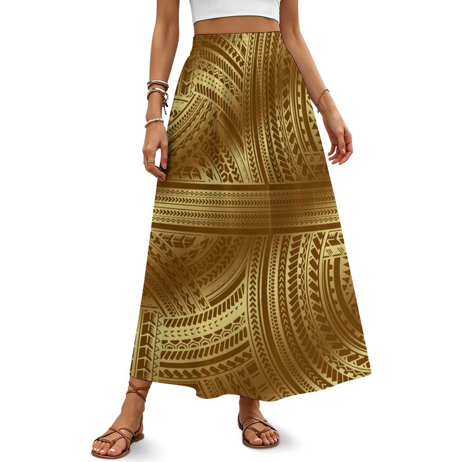 تنورة ماكسي كبيرة الحجم 4XL بط - مراجعة Summer Clothing Outlet وسعره