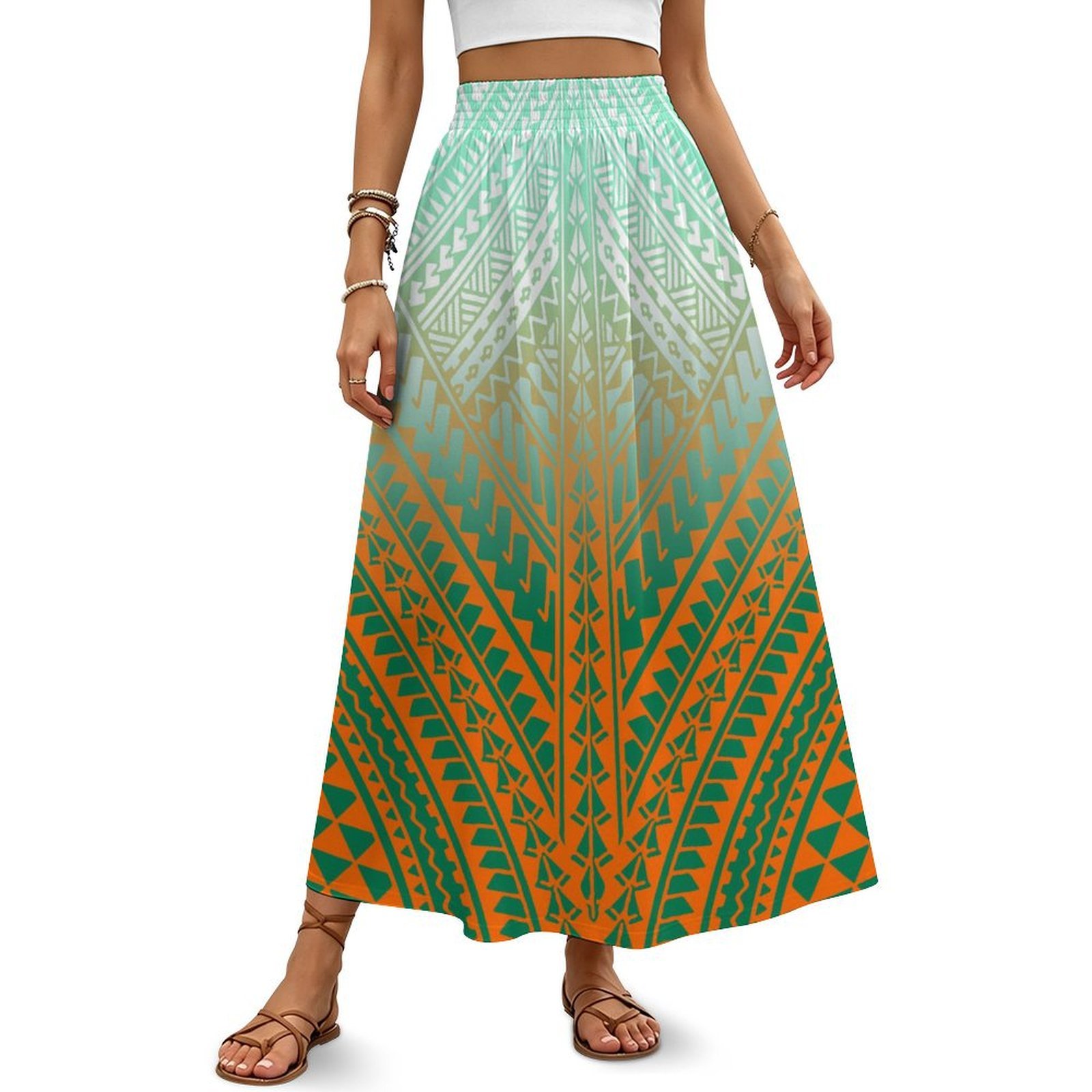 تنورة ماكسي كبيرة الحجم 4XL بط - مراجعة Summer Clothing Outlet وسعره