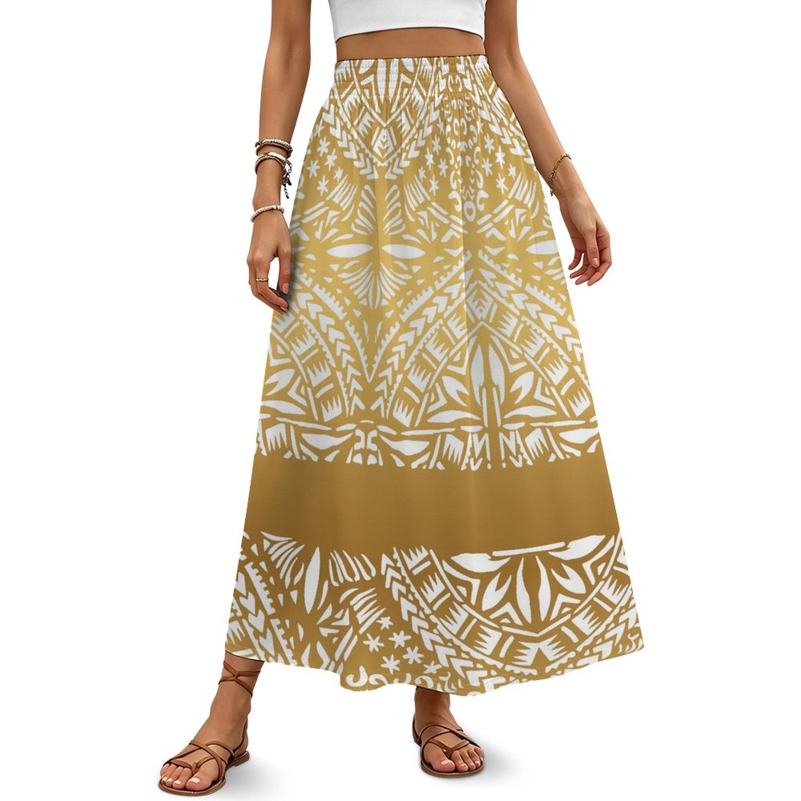 تنورة ماكسي كبيرة الحجم 4XL بط - مراجعة Summer Clothing Outlet وسعره