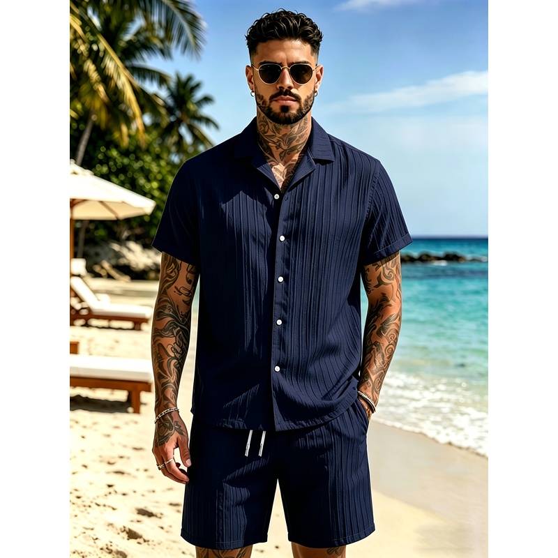 طقم بدلة صيفية غير رسمية للرجا - مراجعة Summer Clothing Beach وسعره