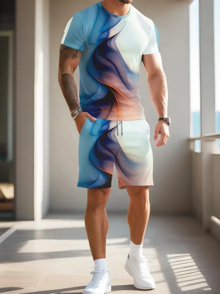طقم صيفي غير رسمي للرجال مكون  - مراجعة Beach Shirt Hawaiian وسعره