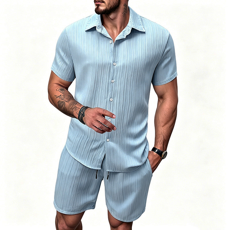 طقم رجالي جديد 2026 مكون من قم - مراجعة Summer Clothing Beach وسعره