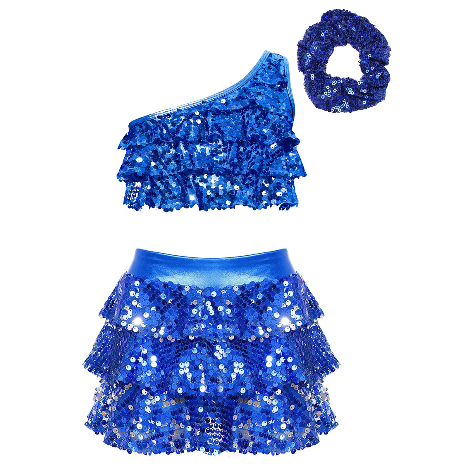 أطفال بنات لامعة الترتر اللاتي - مراجعة Summer Clothing Kids وسعره